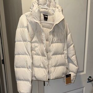 The North Face Women's White Puffer Jacket